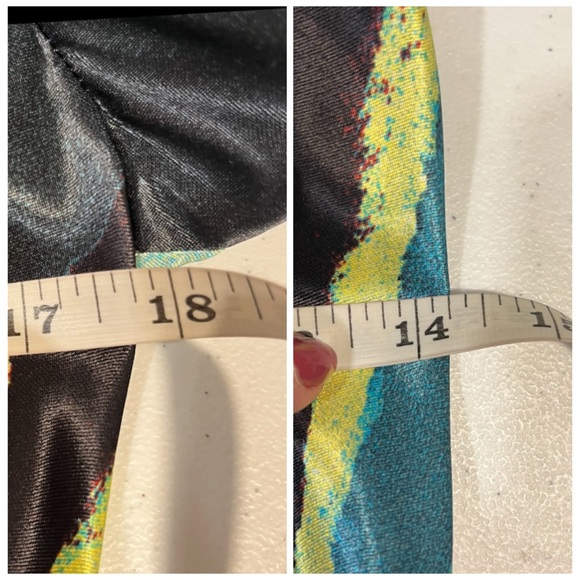 CHRISTOPHER JOHN ROGERS Wheatpaste Scarf Neck Asymmetric Maxi Dress 4 Satin NWT - Picture 16 of 16